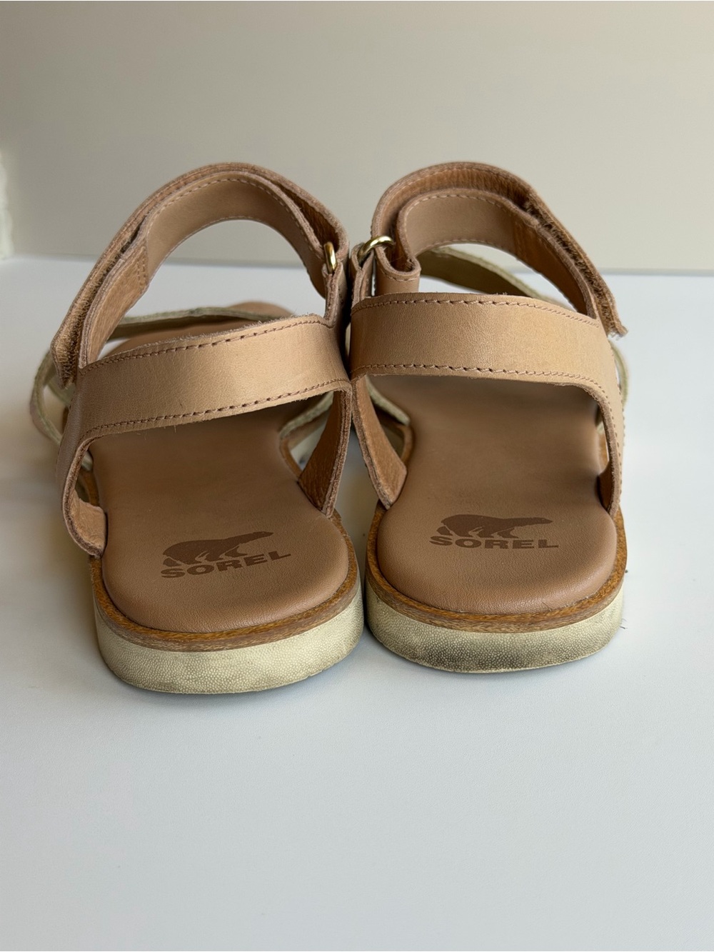 Sorel Women's Ella lll Rose Gold Ankle Strap Sandal Size 8.5 - Picture 5 of 6